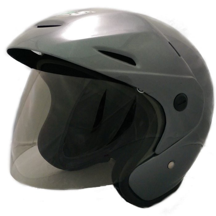 【小齊安全帽】 GP5 B328 素色 灰色 半罩式安全帽 半罩帽