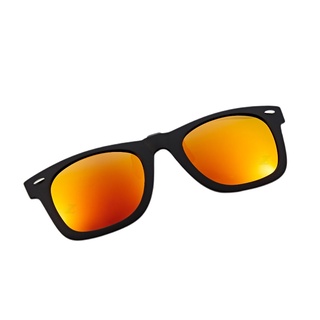 【Z-POLS】新一代有型輕量夾式可掀設計頂級電鍍紅REVO偏光抗UV400太陽眼鏡(輕巧好夾立即升級 近視族必備)