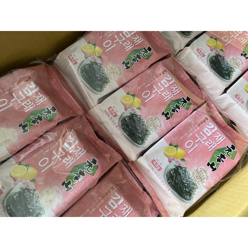 元本山朝鮮海苔檸檬玫瑰鹽（3包入）