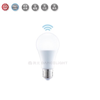 好商量~ 含稅 舞光 12W LED 微波感應 燈泡 球泡燈 E27 保固2年 24小時感應 全日型