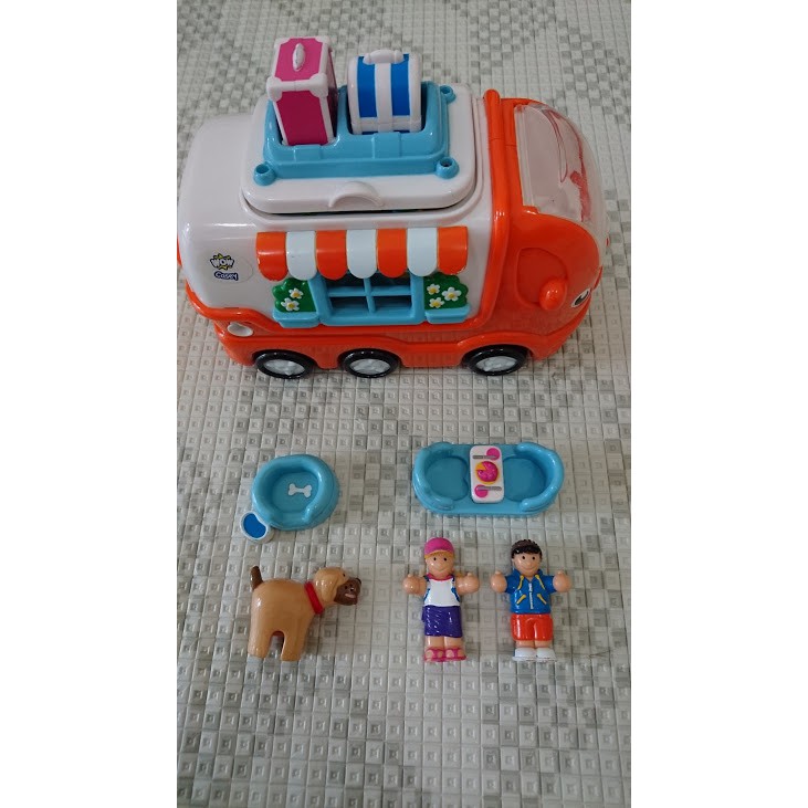 二手 英國驚奇玩具 WOW Toys - 露營休旅車 凱蒂 無毒玩具耐摔