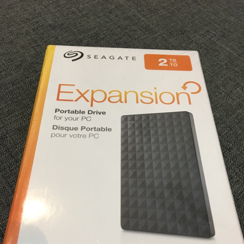 Seagate 2TB 外接硬碟 全新未拆封