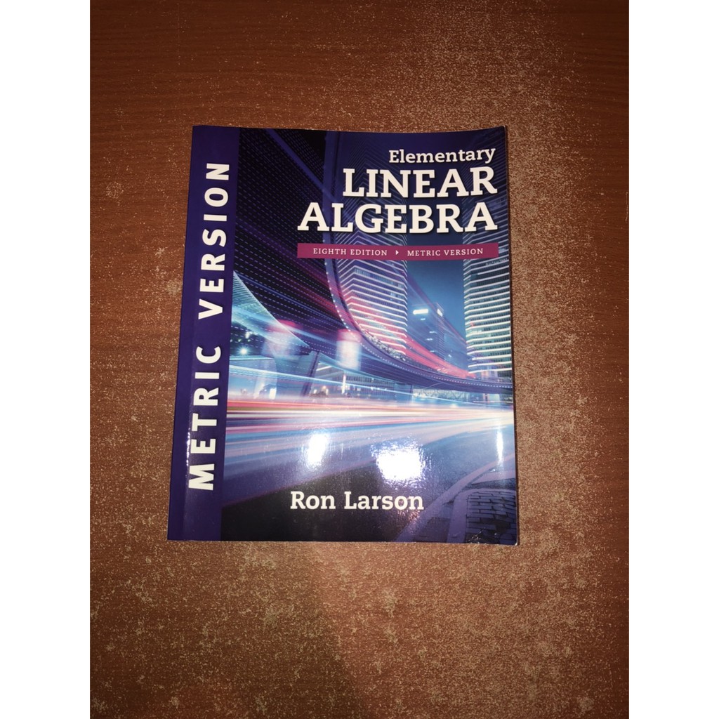 大一用書 Elementary Linear Algebra 8E LARSON 9781337556217 線性代數