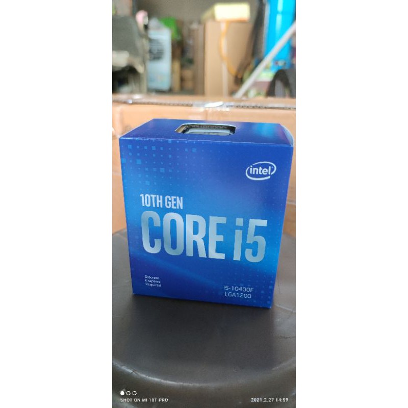 售全新intel 十代 10代處理器 I5 10400F 1200腳位