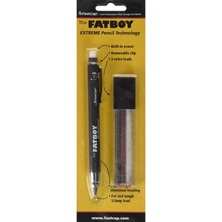 🇺🇸美國 FASTCAP 爪式工程筆 可換不同 5.5mm 紅/黑筆芯 石筆筆芯 標適識專用 FATBOY
