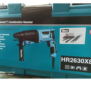 JOS五金行正日本原廠公司貨含稅開發票Makita 牧田 HR2630X8 三用式免出力電鎚鑽 HR2630 四溝鑽頭用