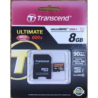 點子電腦☆北投@ Transcend 創見記憶卡 8GB micro SDXC UHS-I U1 MLC顆粒☆290元