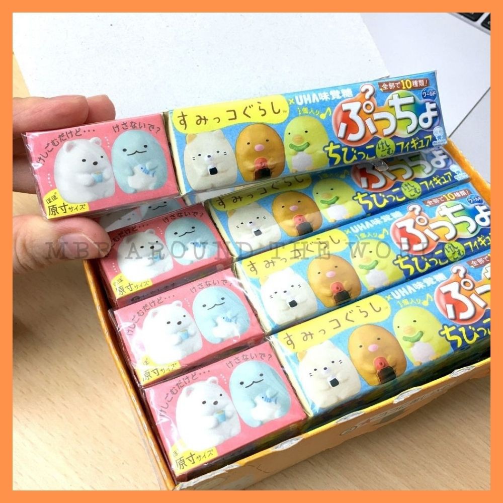 [MBB🇯🇵現貨開發票]日本 UHA味覺糖  附 角落生物 造型橡皮擦 軟糖 角落小夥伴 蘇打冰淇淋