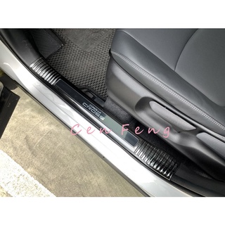 涔峰ＣＦ☆(黑鈦)TOYOTA COROLLA CROSS CC 內門檻 內迎賓踏板 內白金踏板 內防刮飾板 門檻飾板
