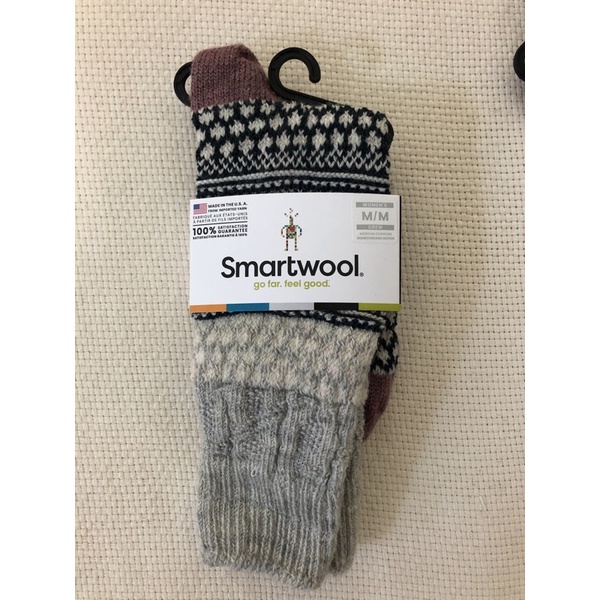 「現貨馬上出貨」Smartwool popcorn cable女羊毛襪 M號
