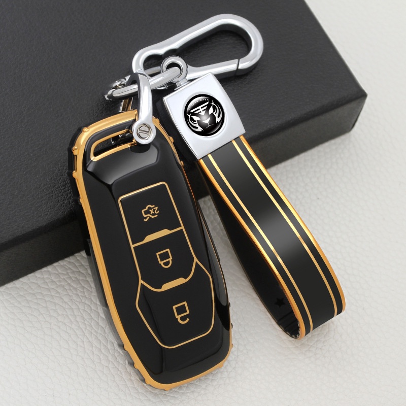 Tpu 汽車鑰匙包, 用於福特 Mondeo 3 4 5 MK3 MK4 MK5 Focus 3 4 Ranger S