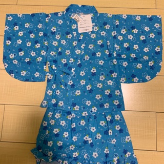 兒童浴衣 兩件式和服 甚平 浴衣 日本西松屋 大童和服