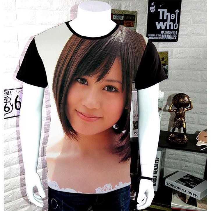 日本組合akb48前田敦子高橋南宮澤佐江周邊明星同款會服短袖t恤 蝦皮購物