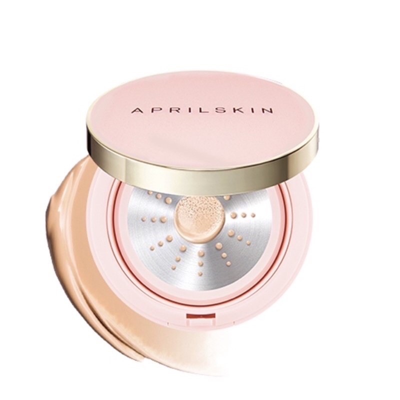Aprilskin 至美遮瑕氣墊粉底霜氣墊粉餅21亮膚色 蝦皮購物