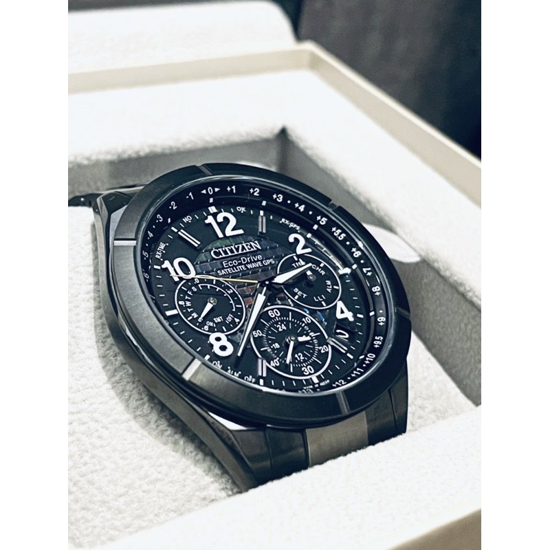 全新現貨 CITIZEN 星辰錶 CC9075-52E 廣告款 鈦金屬類鑽鍍膜GPS衛星對時光動能腕錶