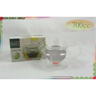 【寄破有賠】HARIO哈里歐700ml茶茶急須丸附不銹鋼濾網◆玻璃花茶壺/耐熱玻璃壺/泡茶壺/咖啡壺