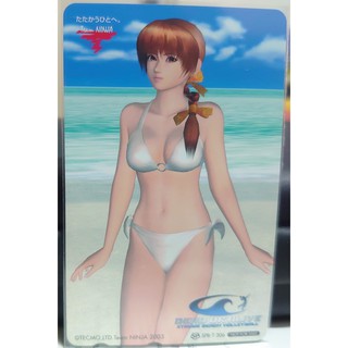 XBOX360_生死格鬥 沙灘排球 霞KASUMI日本電話卡 PS3 PS4 DOA DOAX