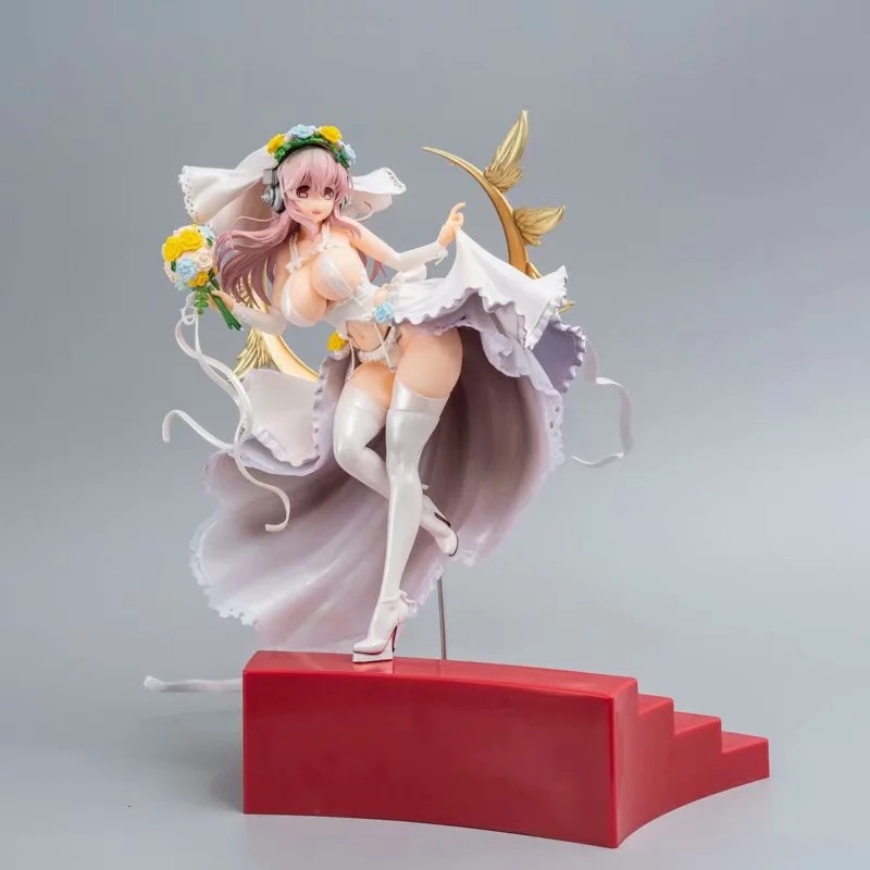 出清【超級索尼子】 豪華版 婚紗 索尼子 10週年 索尼子 盒裝  模型  33cm