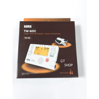KORG 調音節拍器 TM-60 與CM-200 TM-60C 拾音夾白色 調音節拍器 含拾音夾 TM60C