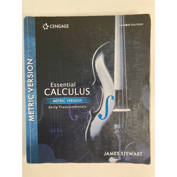 Cen gage Essential Calculus 微積分原文書 - 二手