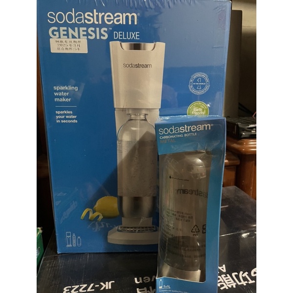 全新 Sodastream-Genesis Deluxe 氣泡水機-白色