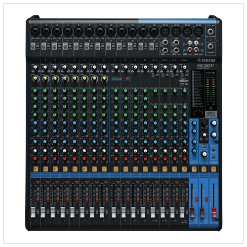 【傑夫樂器行】YAMAHA MG20XU XU 版本 20軌 數位混音器 Mixer 數位混音機