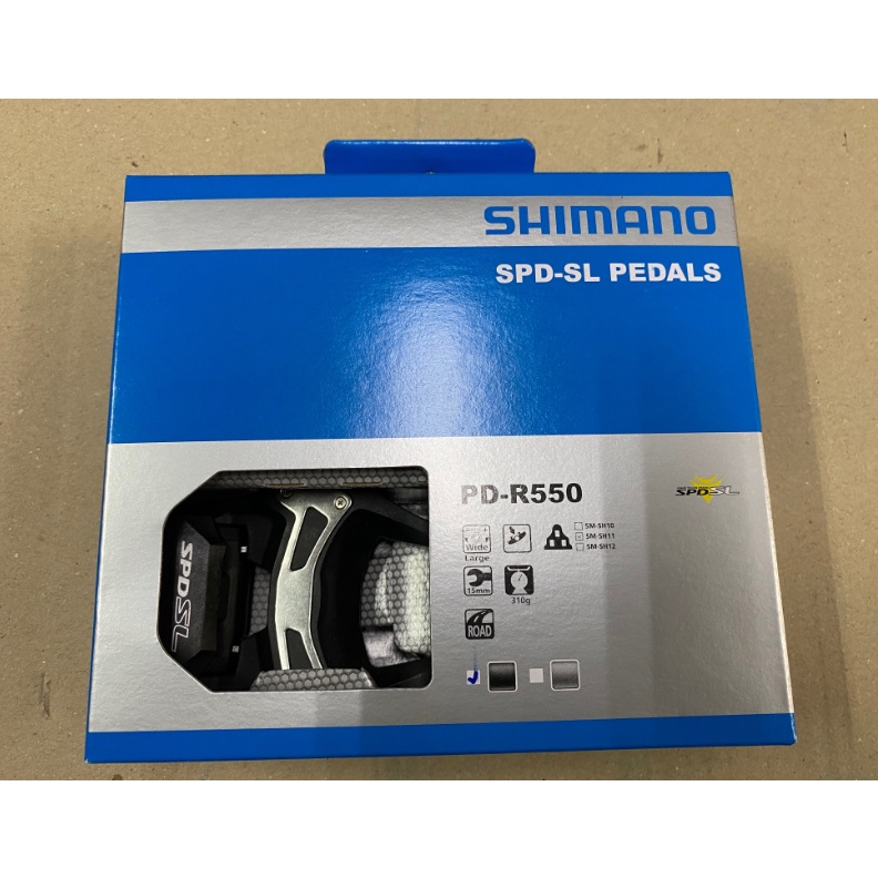 三重新鐵馬 Shimano PD-R550 SPD-SL 公路車複合材質卡踏 踏板 附SH-11扣片
