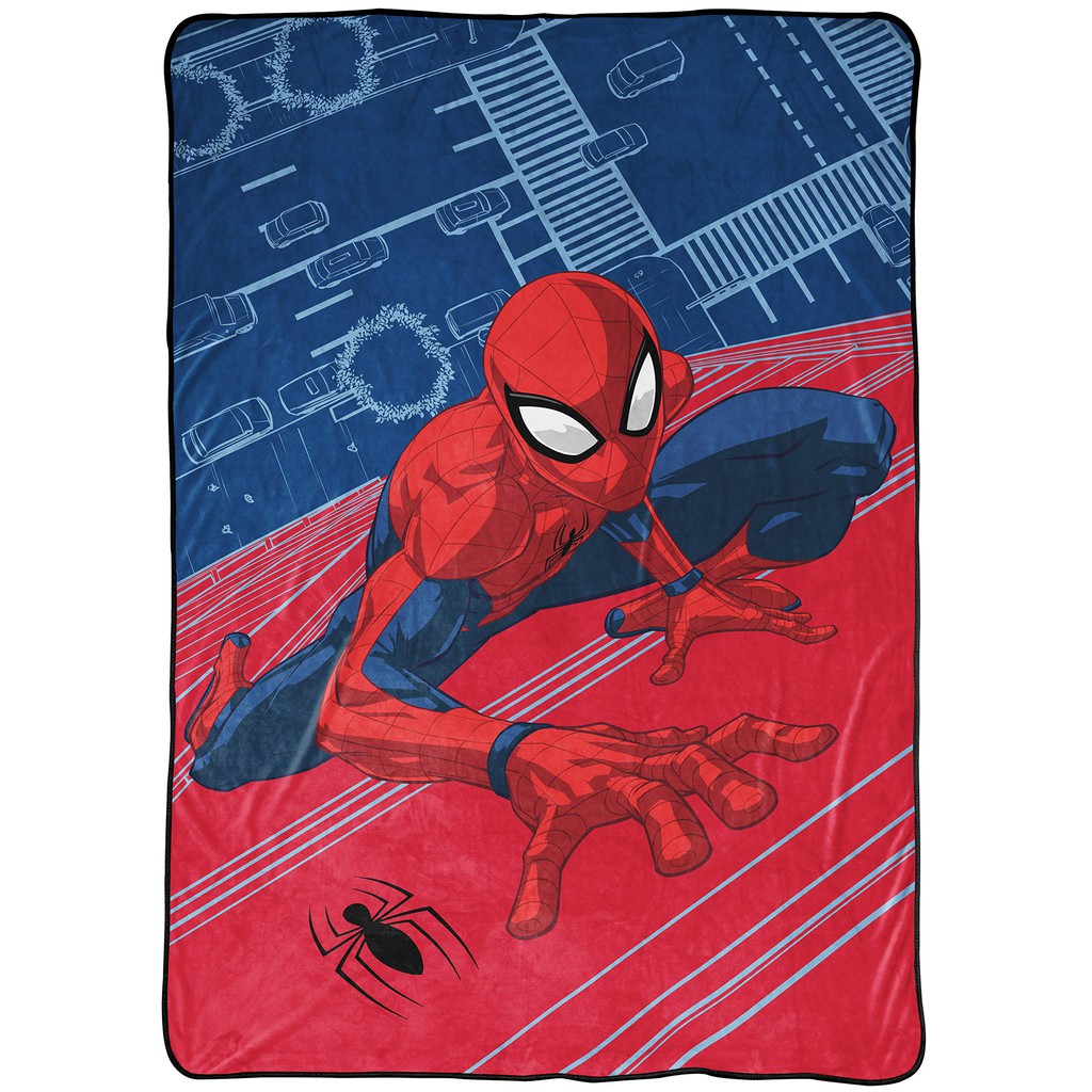 [現貨]蜘蛛人空調毯 SPIDER MAN返校日Homecoming大樓爬牆復仇者聯盟英雄蓋毯 電腦午睡毯交換生日禮品