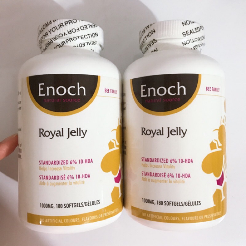 加拿大🇨🇦Enoch Royal Jelly 蜂王乳軟膠囊 1000mg 180顆