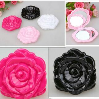現貨最新流行玫瑰花折疊模具雙面立體玫瑰花攜帶方式 化妝鏡