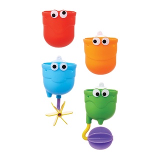 ✧✧洗澡玩具✧✧ munchkin✧✧ 戲水杯組洗澡玩具 洗澡玩具 玩具 可垂直排列或創意排列組合