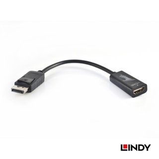 LINDY 林帝 DISPLAYPORT公 轉 HDMI母 4K 轉換器 (41718)