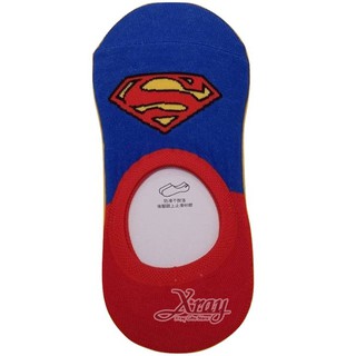 超人Superman矽膠止滑船型襪，短襪/船型襪/卡通襪子/運動襪/長襪，X射線【C109820】
