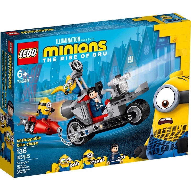 ［宅媽科學玩具］樂高LEGO 75549  小小兵-摩托車追逐