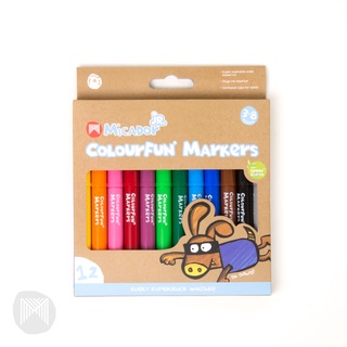 12色水洗彩色筆 好清洗 防內縮筆芯設計 兒童彩色筆