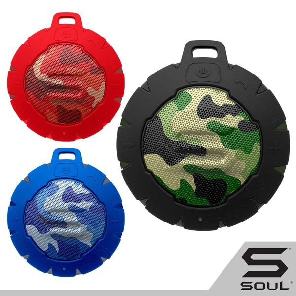 【SOUL】STORM防水無線藍牙喇叭 - 迷彩出清 無保固可接受再買