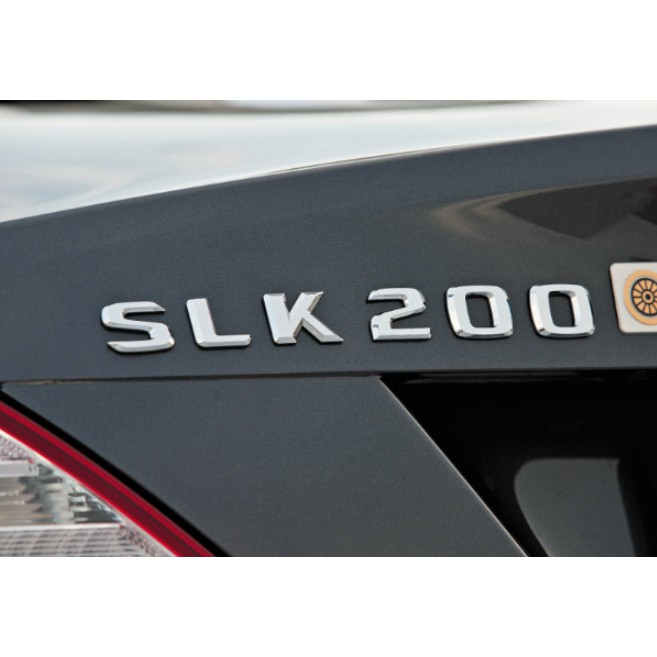 圓夢工廠 賓士 SLK R172 2011~on SLK200 後車箱板金鍍鉻銀改裝字貼字標 同原廠款式