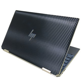 【Ezstick】HP Spectre X360 13-aw 13-aw0005TU 黑色卡夢紋 機身貼