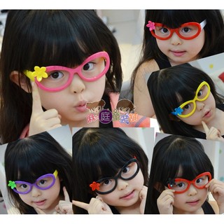 結束出清【I311】小花朵兒童造型眼鏡(單一尺寸)共四色