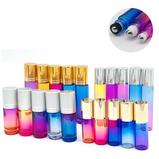 出清優惠-滾珠瓶｜5ml - 10ml 玻璃滾珠瓶 加厚漸層玻璃滾珠瓶 金蓋 銀蓋 多特瑞 悠樂芳 美樂家｜精油好事多