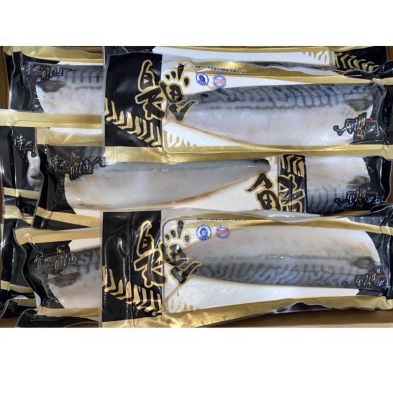 【勝藍】挪威薄鹽鯖魚片200g含紙板/挪威鯖魚淨重160g