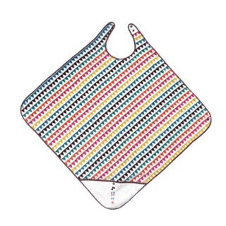 🎊現貨四件，當天寄！🎉BOBO Hoppetta 簡易包裝適合送禮 日本代購 嬰兒幾何圖騰浴巾圍裙 包巾