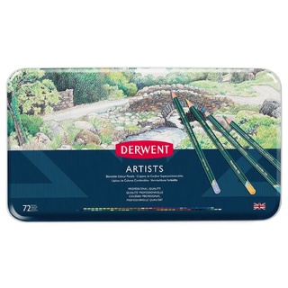 英國DERWENT德爾文 Artists Colour Pencils 專家級高級油性色鉛筆72色-DW32097
