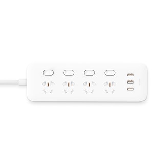 ☆~柑仔店~☆ MI 小米 米家四位四控插線板 含3口USB 2A快充 四開關四插頭 臺灣大陸通用 多功能延長線 家用