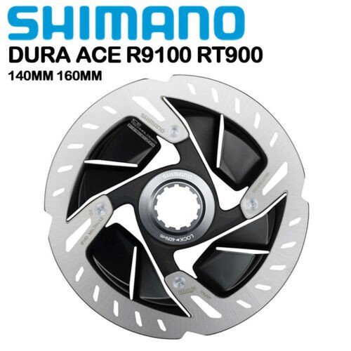 Shimano DURA ACE R9100 RT900 碟剎盤片中心鎖公路自行車 140 160mm 剎車盤