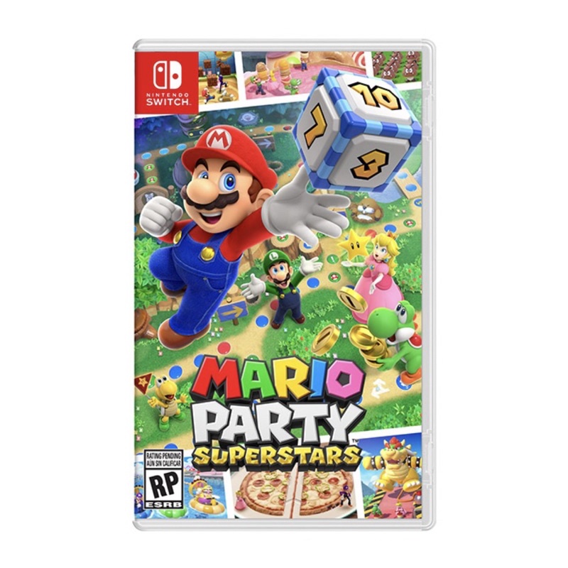 保留中 二手 NS switch 瑪利歐派對 超級巨星 附特典 馬力歐派對2 Mario party superstar