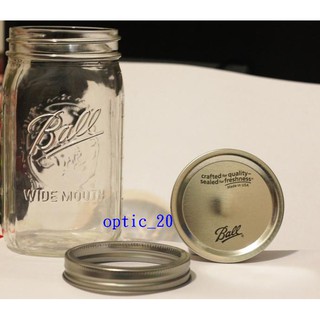 美國製造 正品 寬口 Ball MasonWide Mouth Jar梅森32oz 946ml 透明玻璃罐