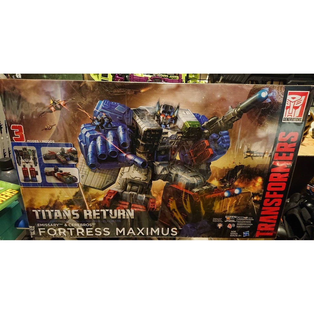 [美版] 變形金剛 TF 福特 基地 TRANSFORMERS Fortress-Maximus 孩之寶