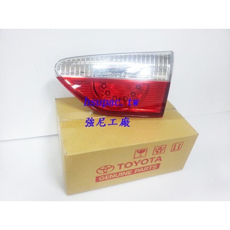 全新原廠部品 TOYOTA WISH 10年 倒車 尾燈 內側一顆