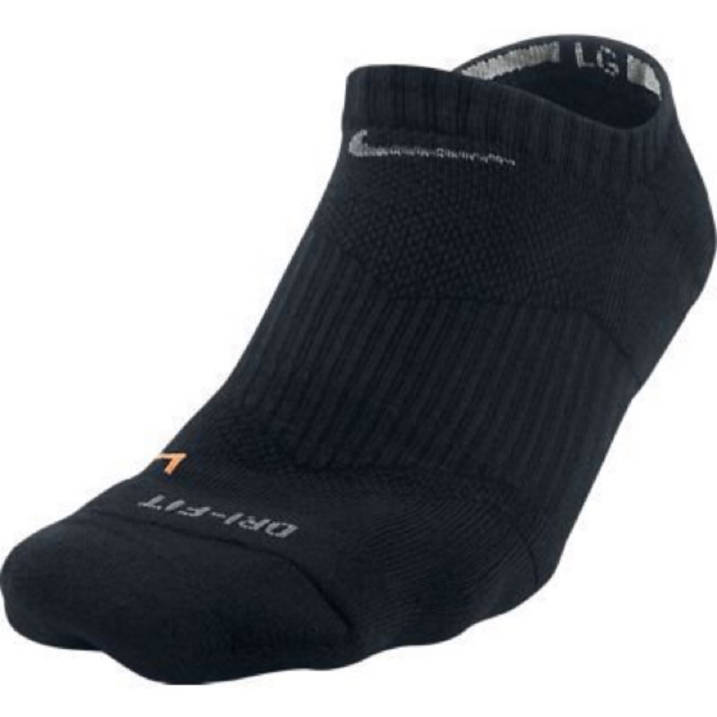 【NoFake】Nike Dry-Fit 緩震踝襪 厚底 運動襪 黑色-SX4905001
